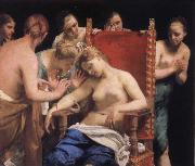 Guido Cagnacci Suicied of Cleopatra oil painting reproduction